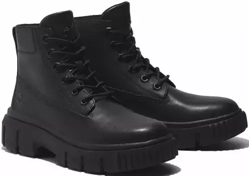 Ботинки Timberland на шнуровке "Greyfield Leather Boot", черный