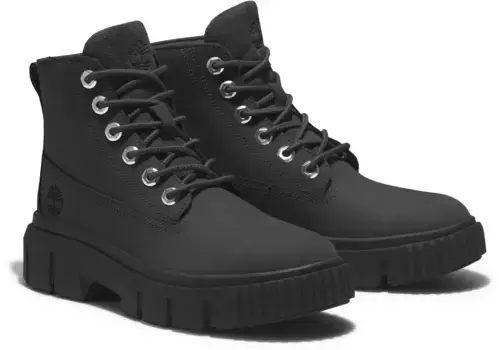 Ботинки Timberland на шнуровке "GREYFIELD MID LACE UP BOOT", черный