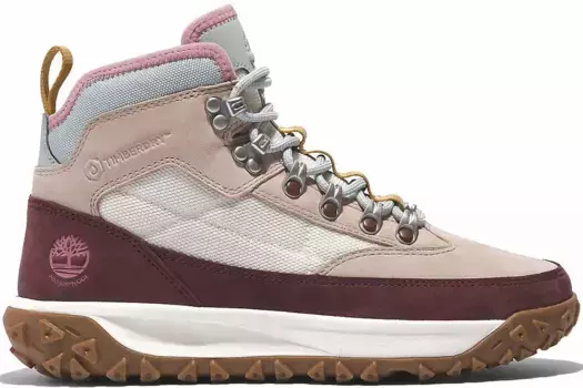 Ботинки Timberland на шнуровке "GS Motion6 Mid F/L WP", бордовый
