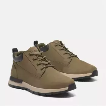 Ботинки Timberland на шнуровке "M Seneca Bay LOW LACE UP SNEAKER DA", оливковый
