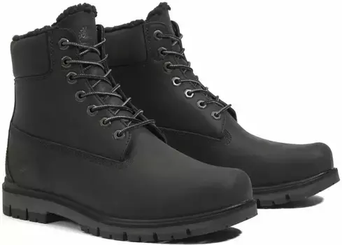 Ботинки Timberland на шнуровке "Radford Warm Lined Boot" с теплой подкладкой, черный