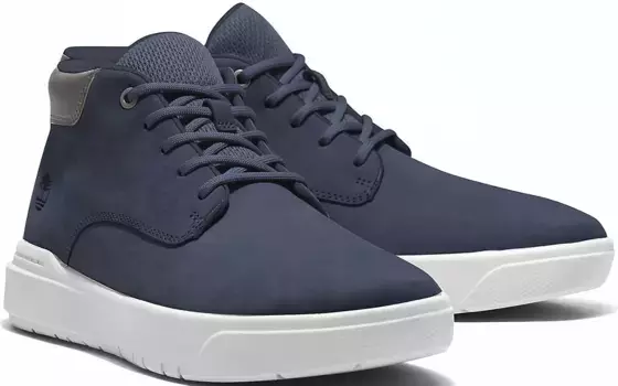 Ботинки Timberland на шнуровке "Seneca Bay Lthr Chukka", цвет морской волны