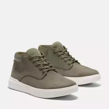 Ботинки Timberland на шнуровке "SENECA BAY MID LACE UP SNEAKER", зеленый