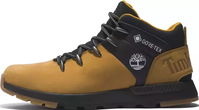 Ботинки Timberland на шнуровке "SPRINT TREKKER MID LACE UP WATERPROOF SNEAKER", водонепроницаемые, черный