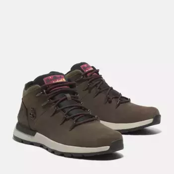 Ботинки Timberland на шнуровке "SPRINT TREKKER MID LACE UP SNEAKER", коричневый