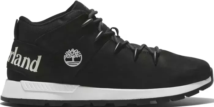 Ботинки Timberland на шнуровке "SPRINT TREKKER MID LACE UP SNEAKER", черно-белый