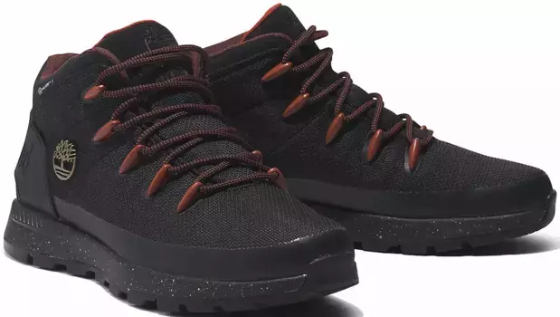 Ботинки Timberland на шнуровке "Sprint Trekker Mid Fab WP", красный