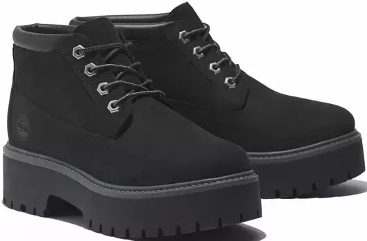 Ботинки Timberland на шнуровке "TBL Prem ElevatedNellieWP", водонепроницаемые, черный