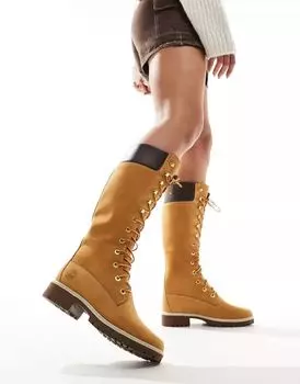 Ботинки Timberland Premium 14 дюймов из пшеничного нубука