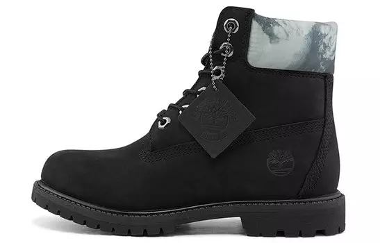 Ботинки Timberland Premium 6-inch Waterproof Wide-Fit Boot 'Black Nubuck' Women's