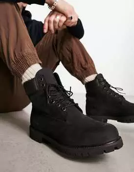 Ботинки Timberland премиум-класса 6 дюймов из черного нубука