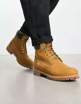 Ботинки Timberland премиум-класса 6 дюймов из нубука пшеничного цвета