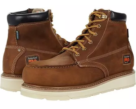 Ботинки Timberland PRO Gridworks 6" Alloy Safety Toe Waterproof, цвет Golden Brown1