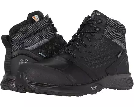Ботинки Timberland PRO Reaxion Mid Composite Safety Toe Waterproof, цвет Black/Grey