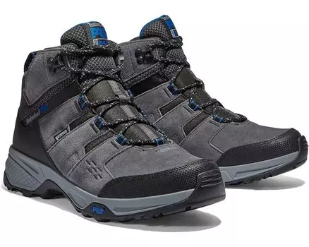 Ботинки Timberland PRO Switchback LT 6 Inch Soft Toe Waterproof Industrial Work Hiker, цвет Grey/Blue