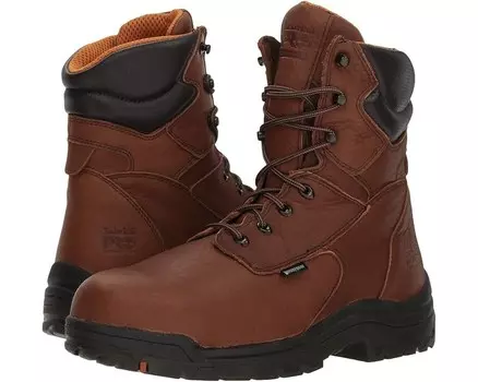 Ботинки Timberland PRO Titan 8" Alloy Safety Toe Waterproof, цвет Cappuccino Brown