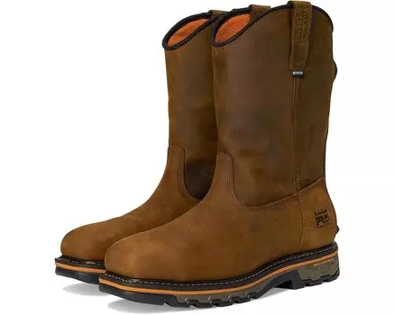 Ботинки Timberland PRO True Grit BOA Pull-On Composite Safety Toe Waterproof, цвет Earth Bandit Brown