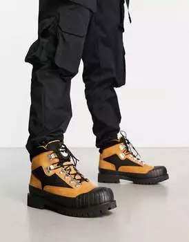 Ботинки Timberland Rubber Toe Hiker WP пшеничного цвета