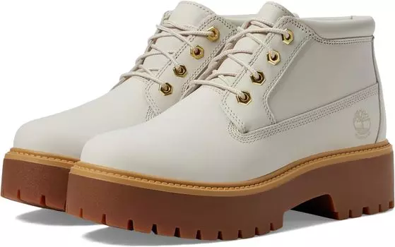 Ботинки Timberland Stone Street Mid Lace-Up Waterproof Boots, цвет White Nubuck
