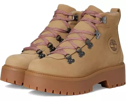 Ботинки Timberland Stone Street Mid Lace-Up, цвет Medium Beige Nubuck