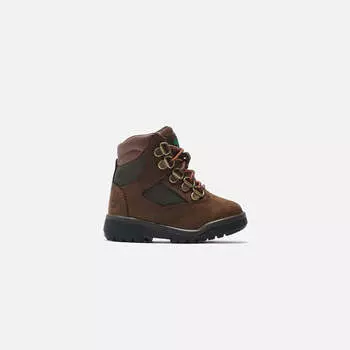 Ботинки Timberland Toddler 6" Field Boot, цвет Brown/Green