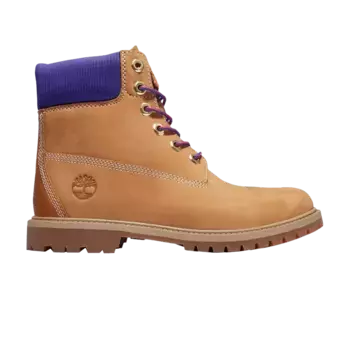 Ботинки Timberland Wmns 6 Inch Premium Boot Wheat Purple, желто-коричневый
