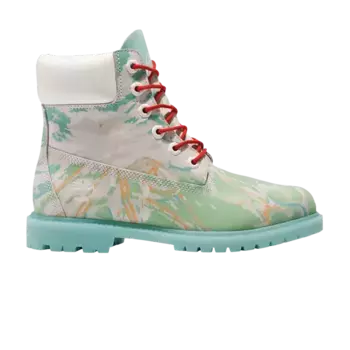 Ботинки Timberland Wmns Ski School Heritage 6 Inch Boot Trail Maps - Blue Green Nubuck, разноцветный
