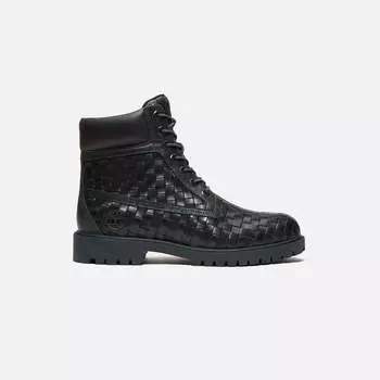 Ботинки Timberland Woven 6-Inch Lace Up Full Grain Boot, цвет Dark Green