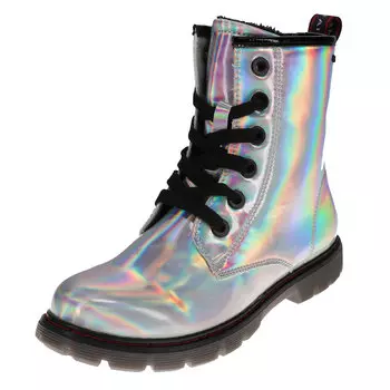 Ботинки Tom Tailor Schnrstiefel, серебряный