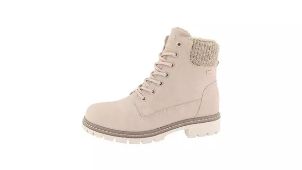 Ботинки Tom Tailor Stiefel mit Warmfutter, бежевый
