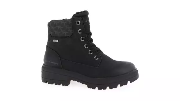 Ботинки Tom Tailor Stiefel mit Warmfutter, черный