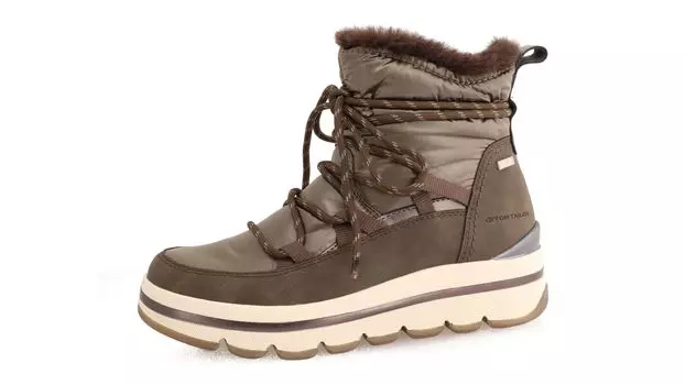 Ботинки Tom Tailor Stiefel mit Warmfutter, коричневый