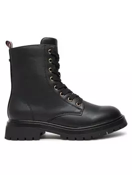 Ботинки Tommy Hilfiger Botas Lace-Up Bootie T3A5-33569-1351 S, черный
