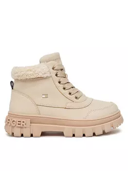Ботинки Tommy Hilfiger Botas Lace-Up Bootie T1A5-33597-1628 S, бежевый