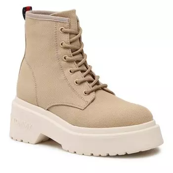 Ботинки Tommy Jeans LaceUp Festiv, коричневый