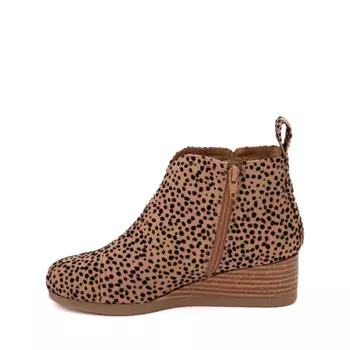 Ботинки TOMS Clare Wedge Boot, цвет Toffee/Cheetah