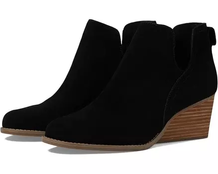 Ботинки TOMS Gwen, черный замшевый