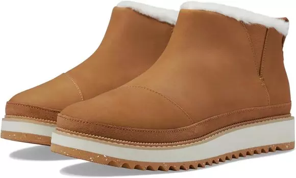 Ботинки TOMS Marlo, цвет Water-Resistant Tan Leather/Suede