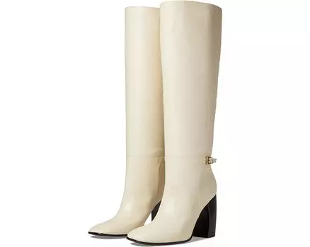 Ботинки Tory Burch Banana Heel Buckle Boot 100 mm, цвет New Cream