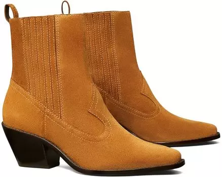Ботинки Tory Burch Western Ankle 45 mm, цвет Rhum
