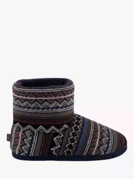 Ботинки totes Men's Fair Isle Slipper, разноцветный