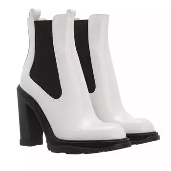 Ботинки tread heeled chelsea boot new ivory/black Alexander Mcqueen, белый