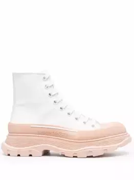 Ботинки Tread Slick на шнуровке Alexander McQueen, белый