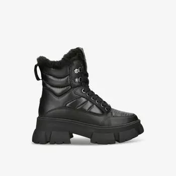 Ботинки Triggers с мягкой подкладкой из кожи и искусственного меха Steve Madden, черный