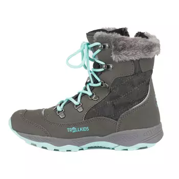 Ботинки Trollkids Mdchen Winterschuhe Hemsedal, цвет Stahlgrau / Minze