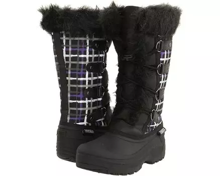 Ботинки Tundra Boots Diana, цвет Black/Purple