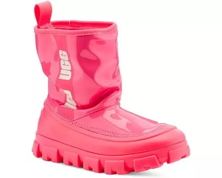 Ботинки Ugg Classic Brellah Mini, цвет Super Coral