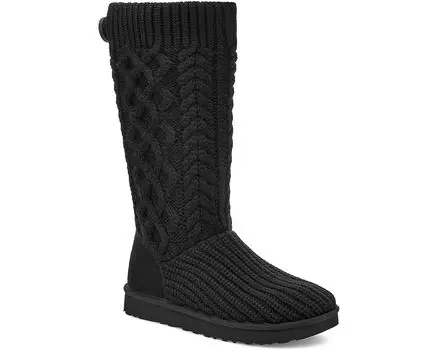 Ботинки UGG Classic Cardi Cabled Knit, черный