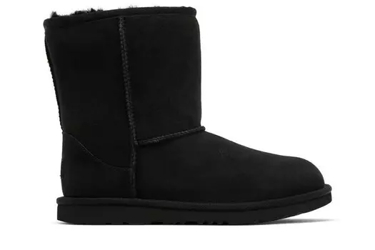 Ботинки UGG Classic II Boot Kids Black, черный