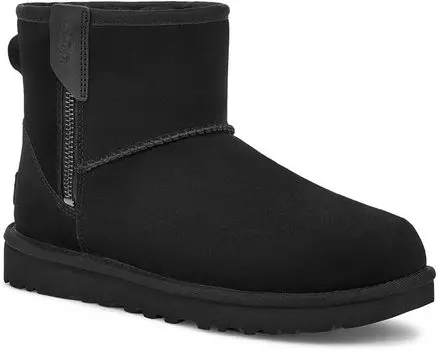 Ботинки UGG Classic Mini Bailey Zip, черный